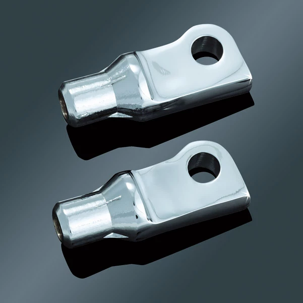 Kuryakyn Tapered Front Chrome Peg Adapters 3 Kuryakyn Tapered Front Chrome Peg Adapters