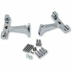 Drag Specialties Chrome Passenger Floorboard Mounts