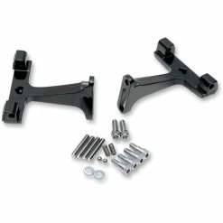 Drag Specialties Gloss Black Passenger Floorboard Mounts