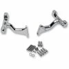 Drag Specialties Chrome Raised Passenger Floorboard Mounts -Motorcycle Accessories Shop 724 237 A V1