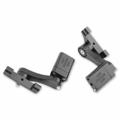 Rivco Black Adjustable Passenger Floorboard Mounts