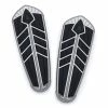 Kuryakyn Spear Chrome Driver Floorboard Inserts -Motorcycle Accessories Shop 803 474 A V1