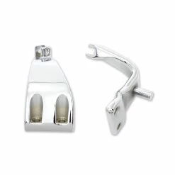 V-Twin Manufacturing Chrome Driver Footpeg Mount Set