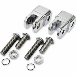 LA Choppers Early-Style Chrome Footpeg Mount Adapter