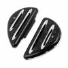 Arlen Ness Black Deep Cut Passenger Floorboards -Motorcycle Accessories Shop 833 405 A V1
