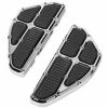 Roland Sands Design Chrome Traction Passenger Floorboards -Motorcycle Accessories Shop 912 093 A V1