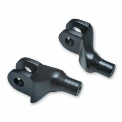 Kuryakyn Tapered Front Satin Black Peg Adapters