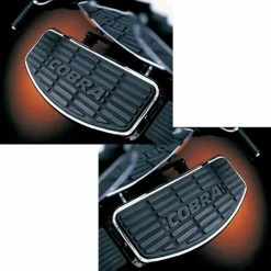 Cobra Classic Chrome Driver Floorboards