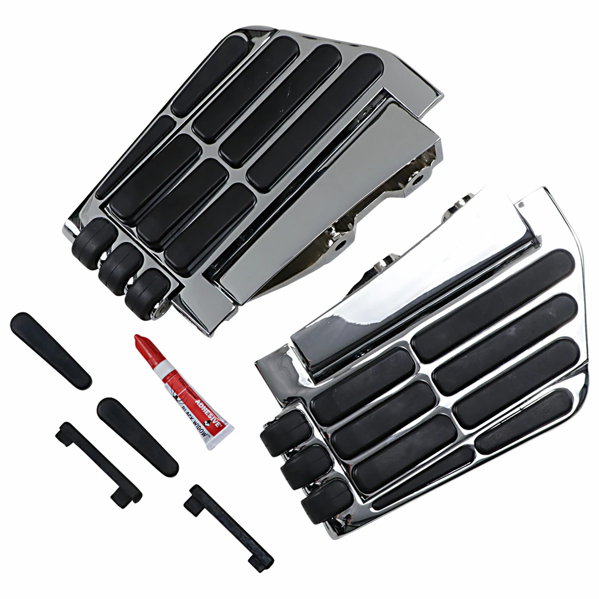 Kuryakyn Transformer Chrome Passenger Floorboards 3 Kuryakyn Transformer Chrome Passenger Floorboards