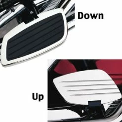 Cobra Swept Chrome Passenger Floorboards